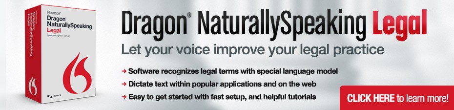 Dragon NaturallySpeaking Legal