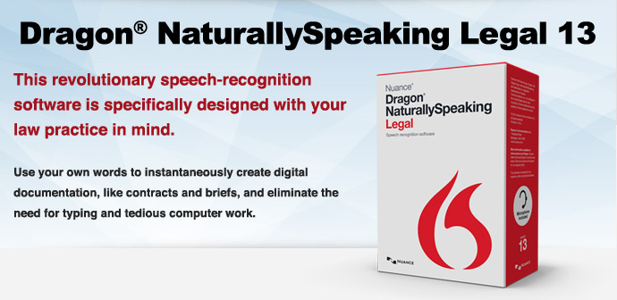 Dragon NaturallySpeaking Legal 13